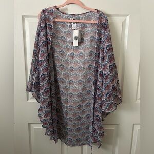 NWT Laundry By Shelli Segal Floral Caftan